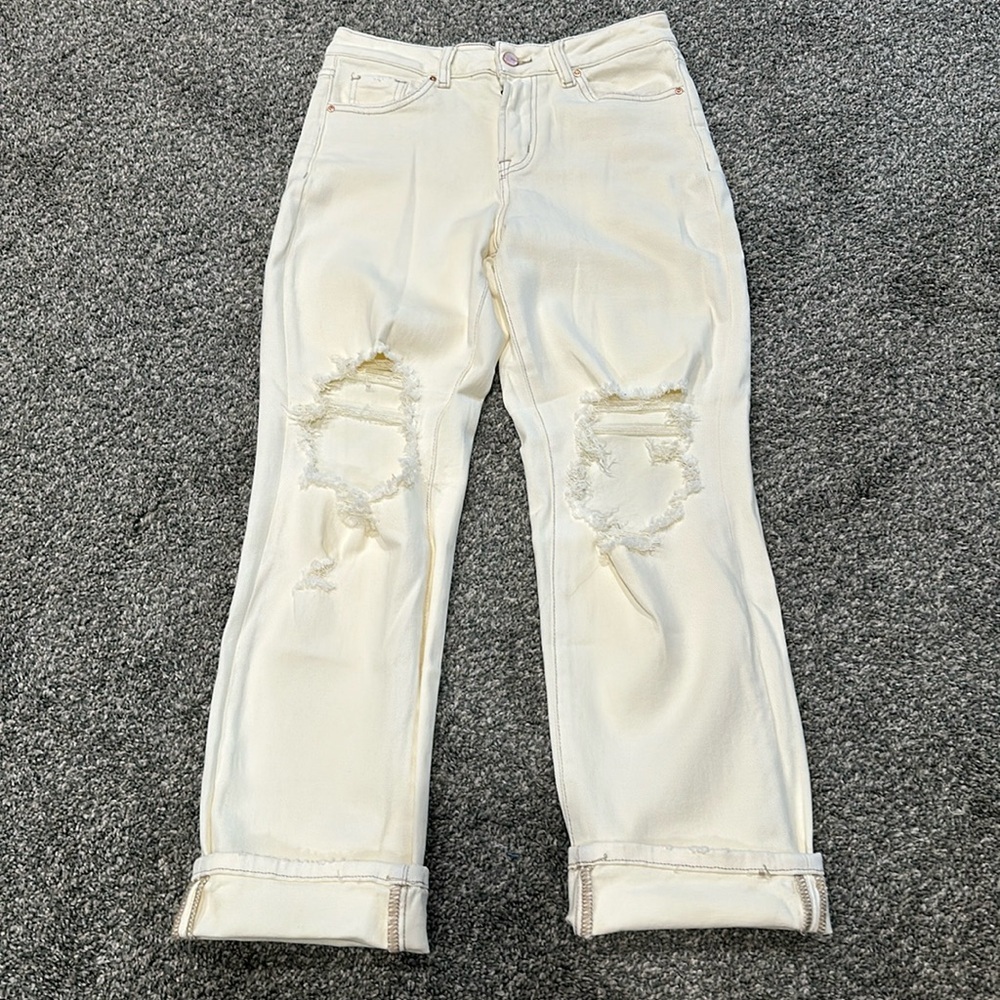 NWOT Mica distressed denim. Mica is like Judy Blue but better in my opinion.